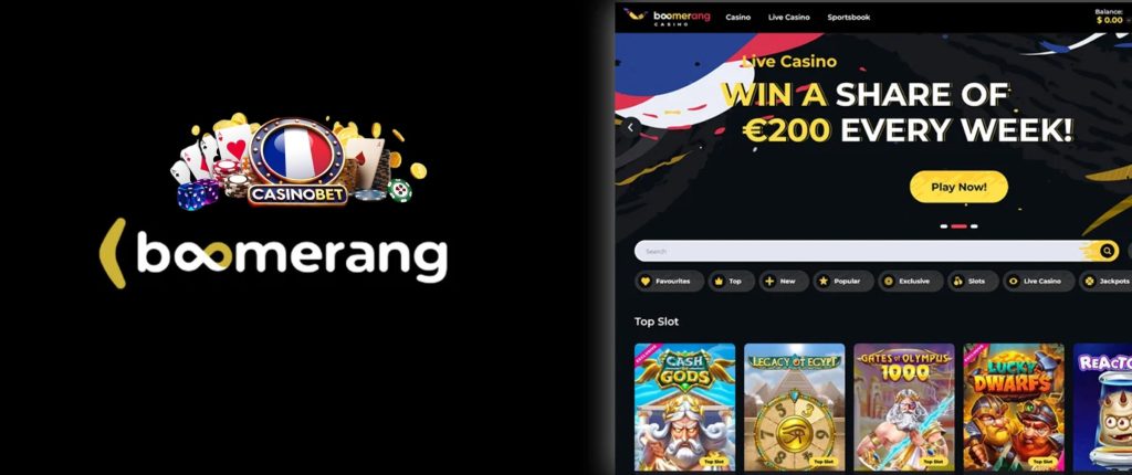 boomerang casino bonus.